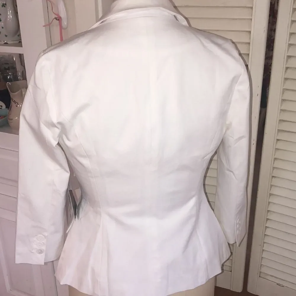 BP Crisp look 👀 Stretch spandex cotton jacket Pockets Bright White Xtra buttons